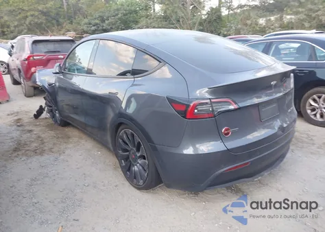 2022 Tesla Model Y Performance Dual Motor All-Wheel Drive из США, поврежденный, VIN 7SAYGDEF3NF347367